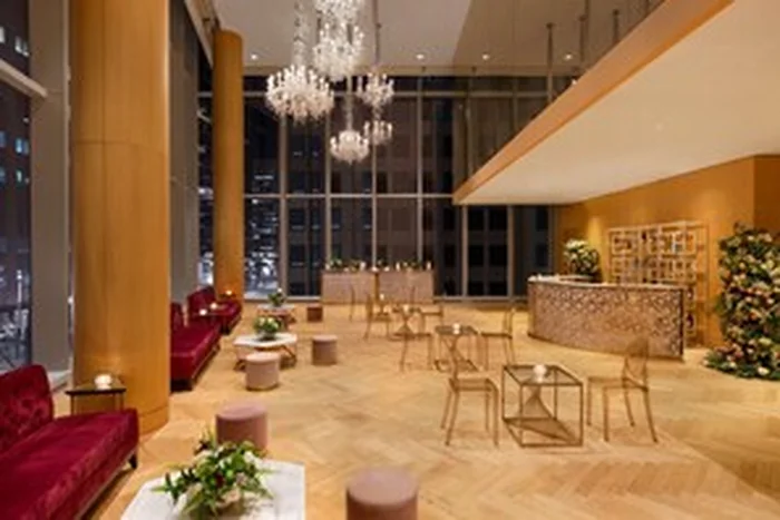 Luxury lounge at Shangri-La Toronto