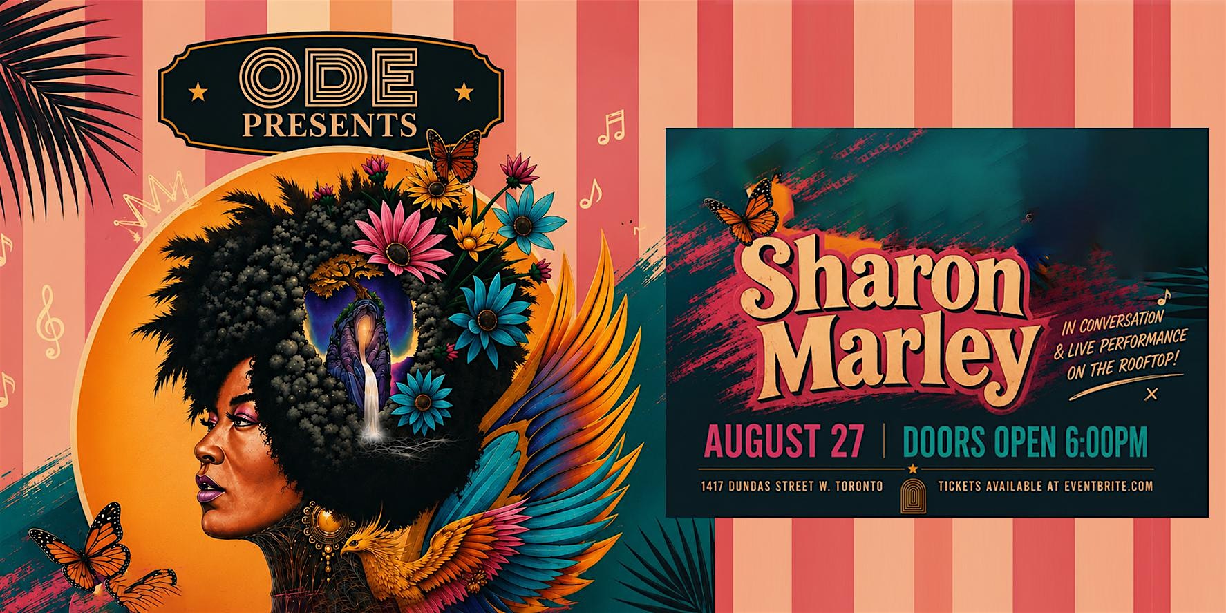Sharon Marley live at Ode Hotel Toronto at 1417 Dundas St W