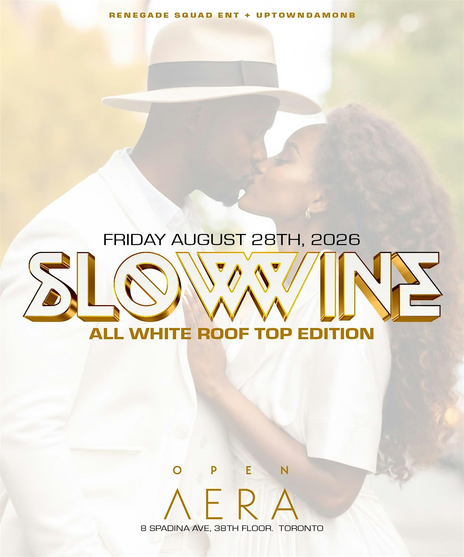 SLOW WINE – ALL WHITE ROOFTOP EDITION Toronto at Aera