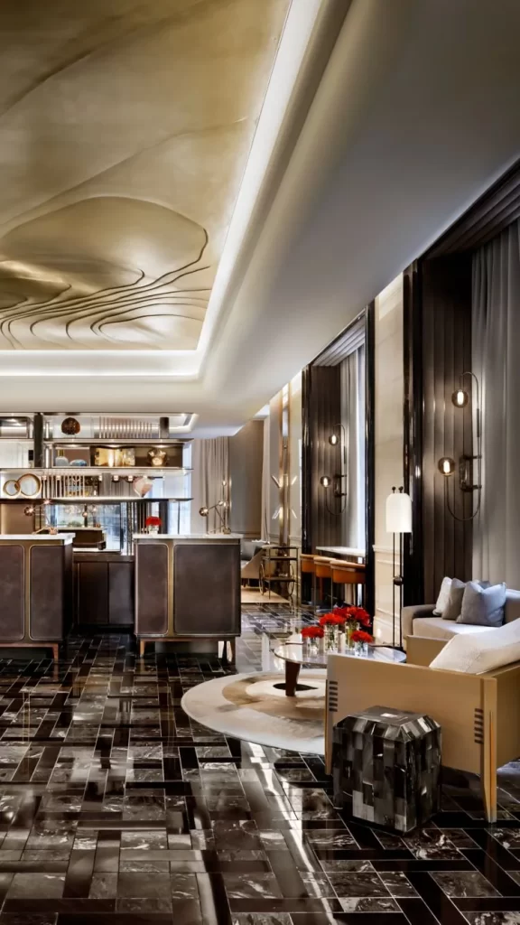 Luxury lobby at The St. Regis Toronto