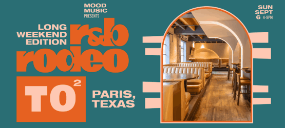 The R&B Rodeo TO | Labour Day Sunday | Indoor + Outdoor