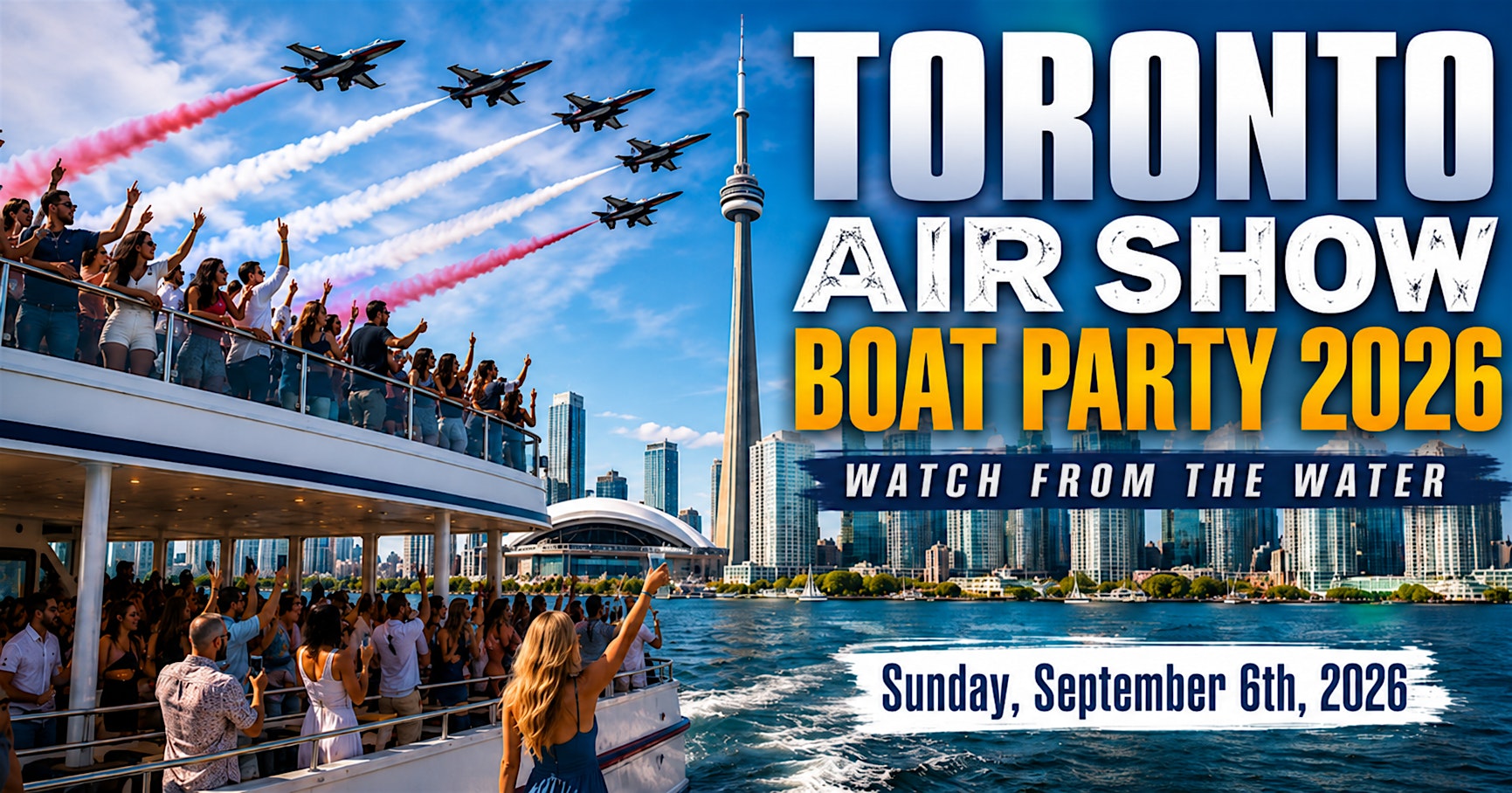 TORONTO AIR SHOW BOAT PARTY 2026 | WATCH FROM THE WATER at River Gambler