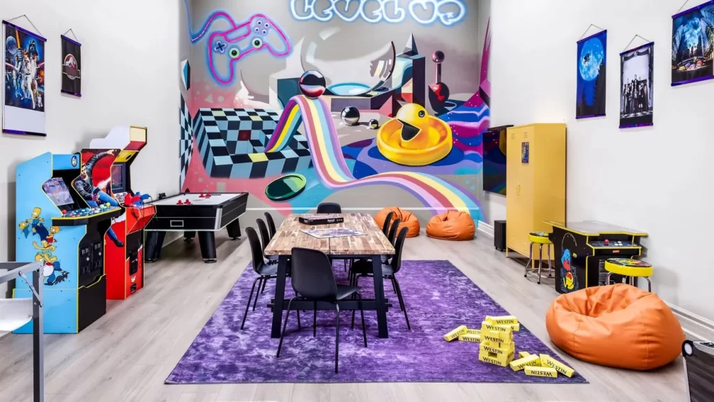 Family recreation and games area at The Westin Harbour Castle, Toronto
