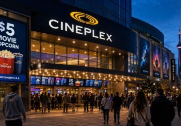 Cineplex’s $5 movie and popcorn deal runs Sept. 5–6