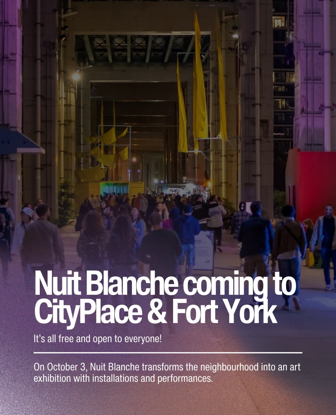 Nuit Blanche 2026 CityPlace Fort York Toronto photo 4