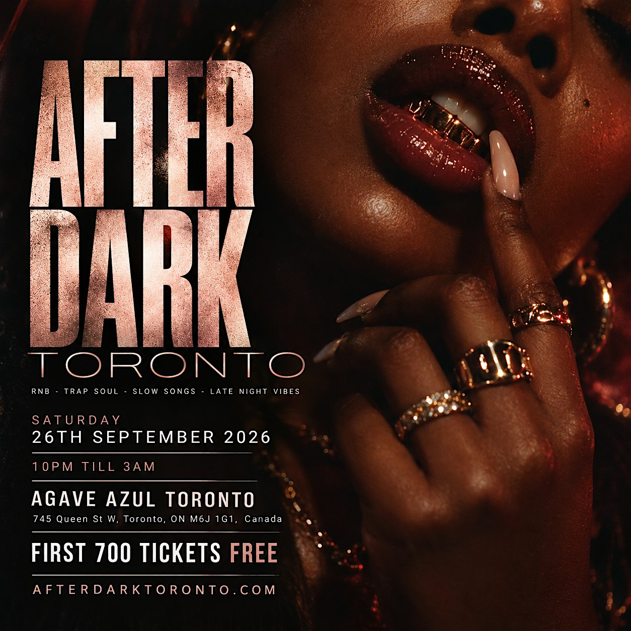 AFTER DARK TORONTO – Late Night RnB & Trap Soul Party (FREE B4 11PM W/ TIX) at Agave Azul