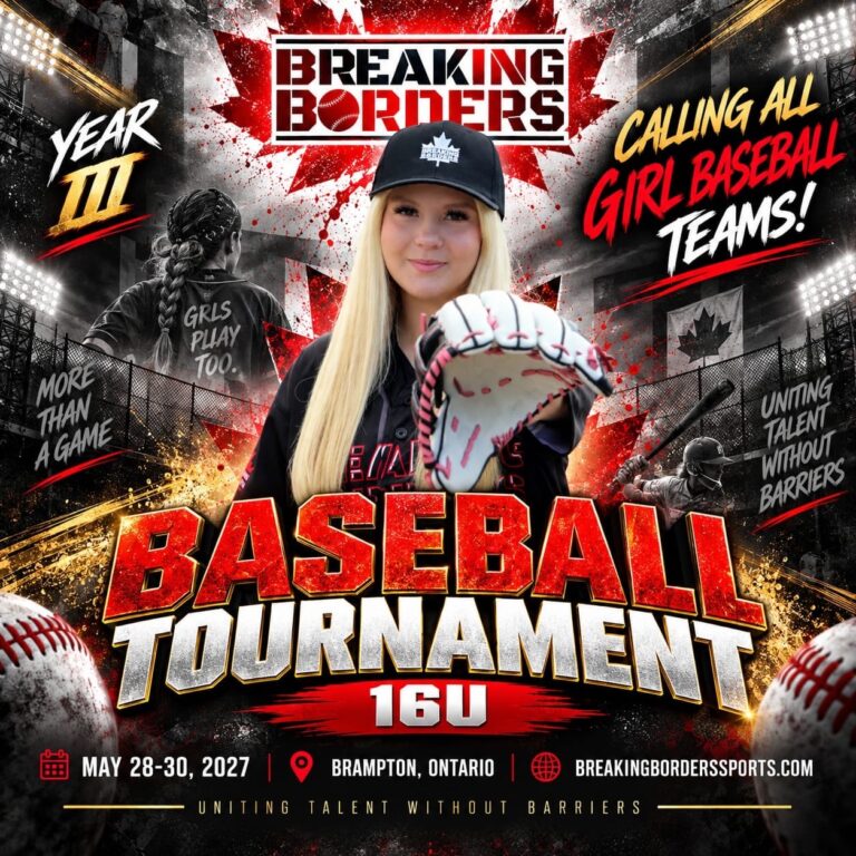 Breaking Borders 16U girls baseball tournament Toronto photo