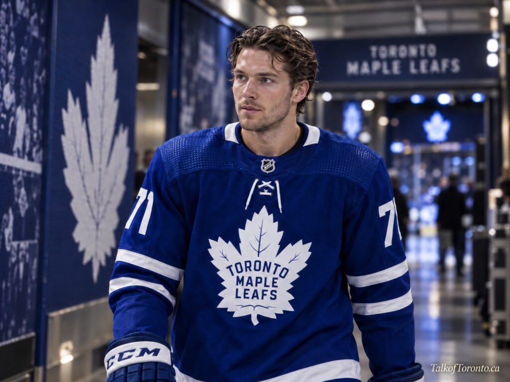 brendan-brisson-maple-leafs-signing-tunnel