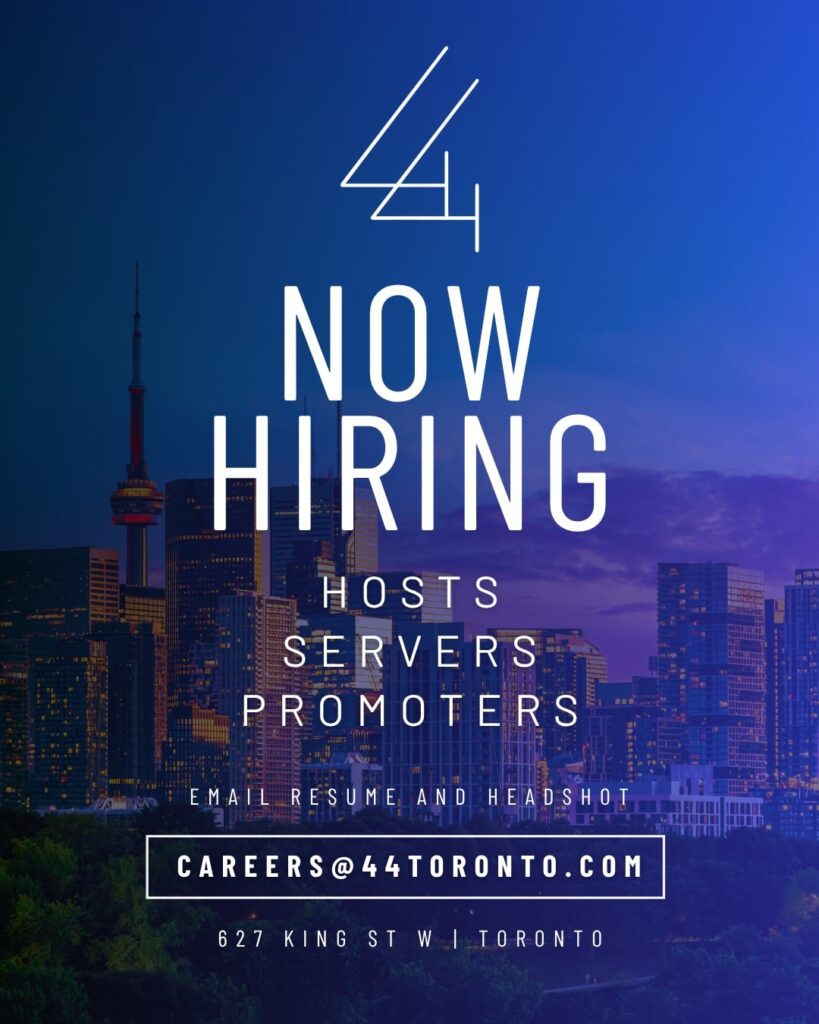 Club 44 Toronto jobs photo