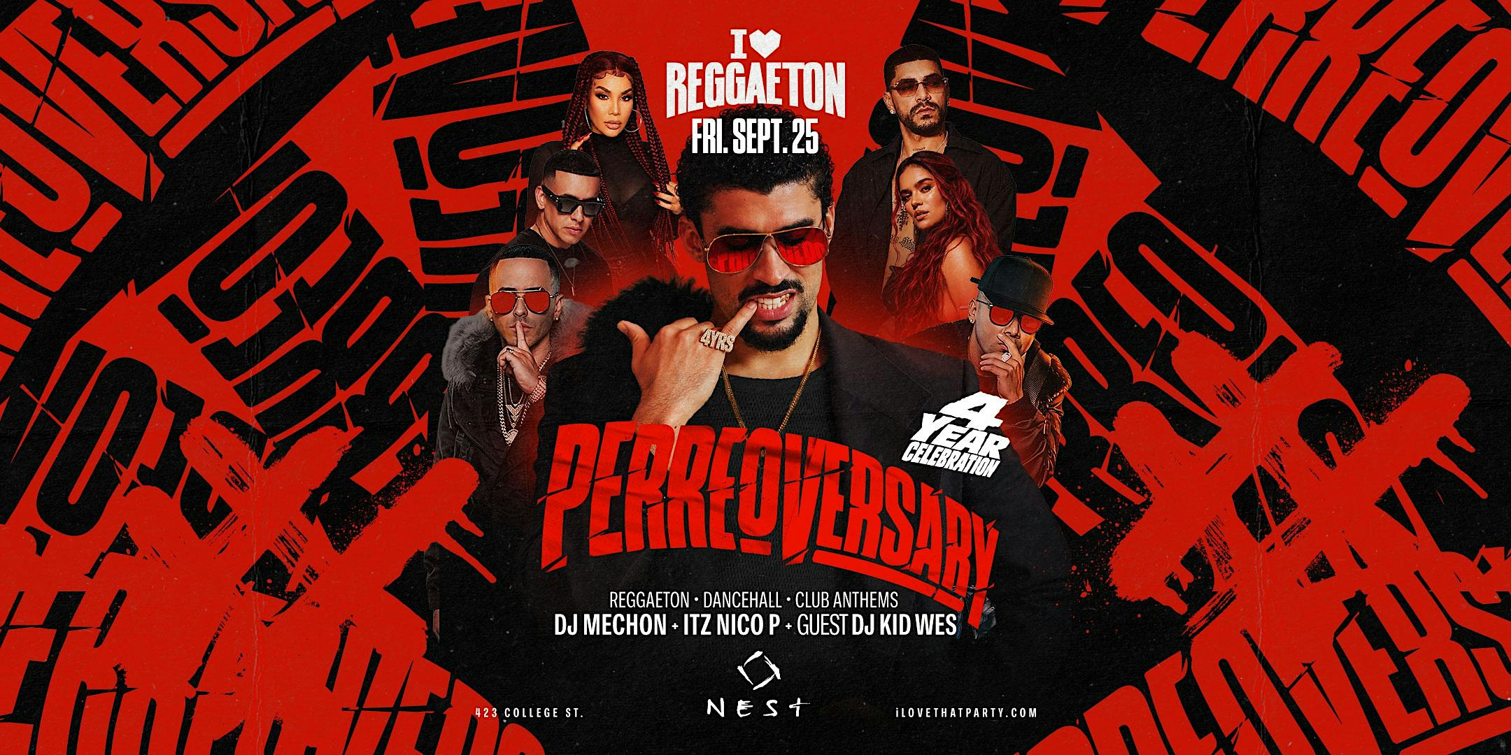 I LOVE REGGAETON – 4 Year Anniversary Toronto at NEST