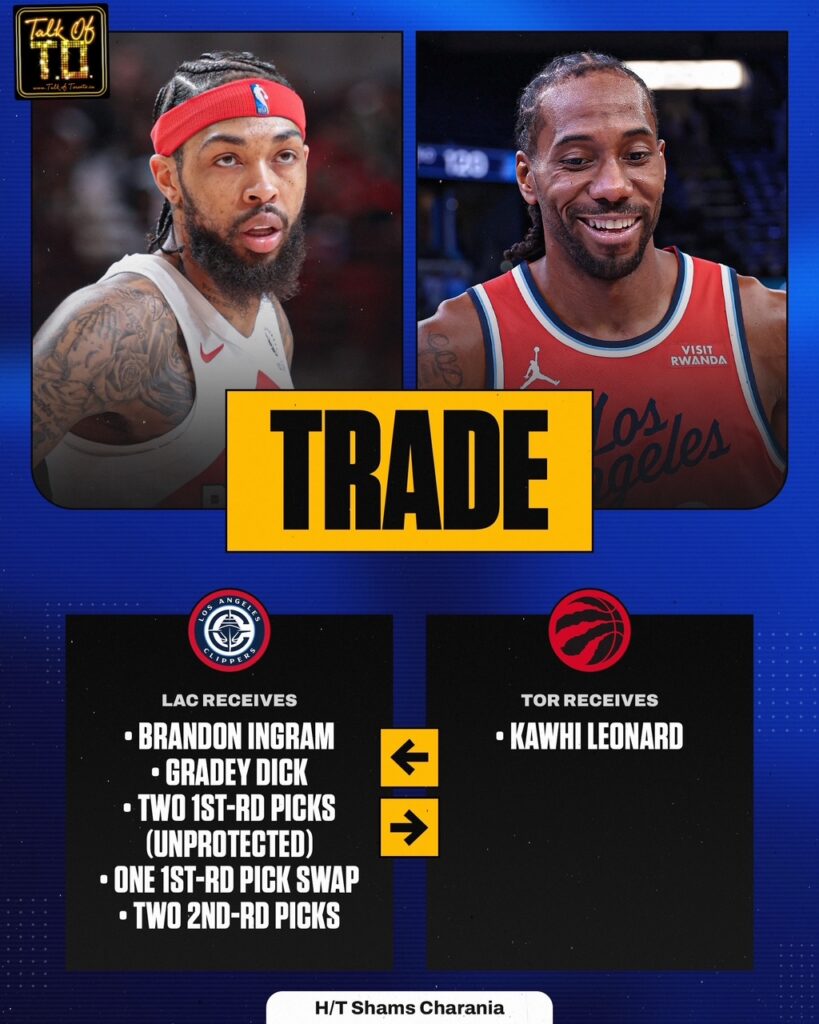 Kawhi Leonard Raptors trade Toronto photo 2
