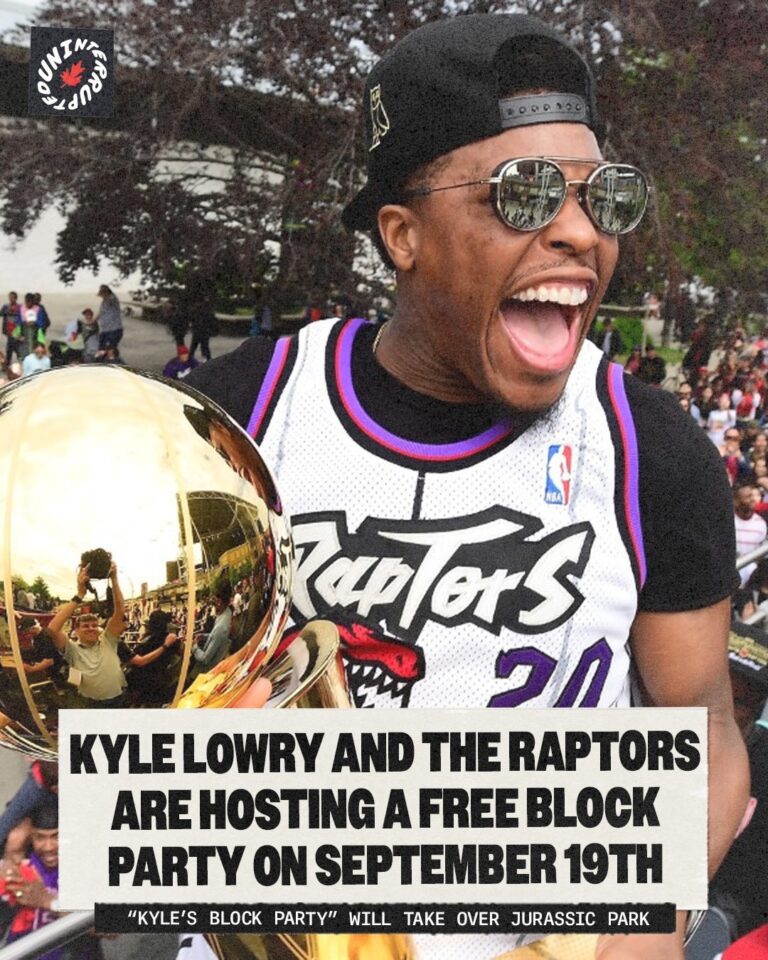 Kyle Lowry block party Toronto photo 3