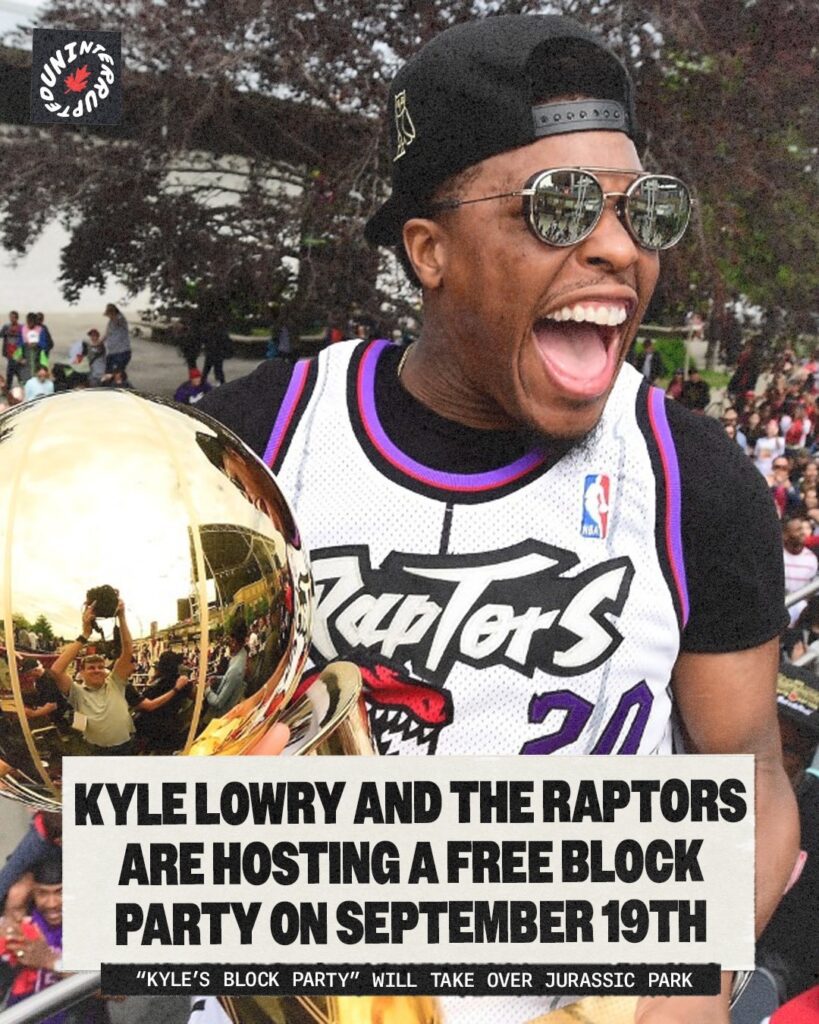 Kyle Lowry block party Toronto photo 3