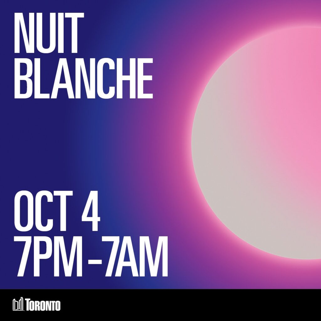 Nuit Blanche Toronto 2025 photo