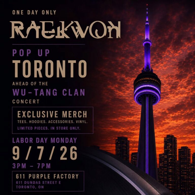 Raekwon pop-up Toronto photo
