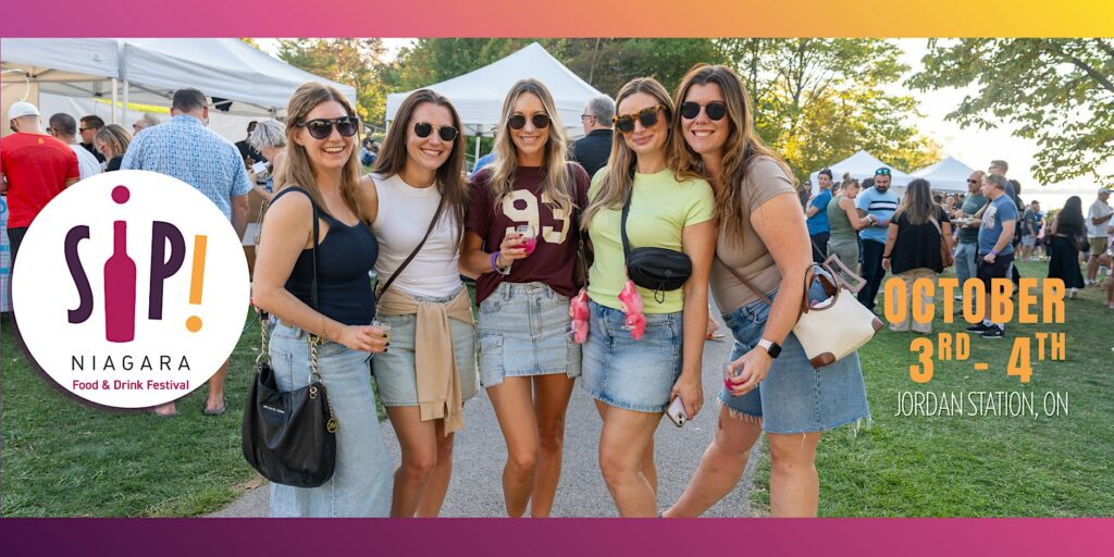 SIP Niagara Food & Drink Festival OCT 3-4 2026 Toronto at Charles Daley Park