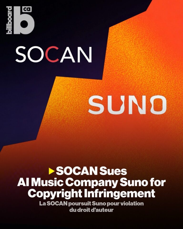 SOCAN Suno lawsuit Toronto photo