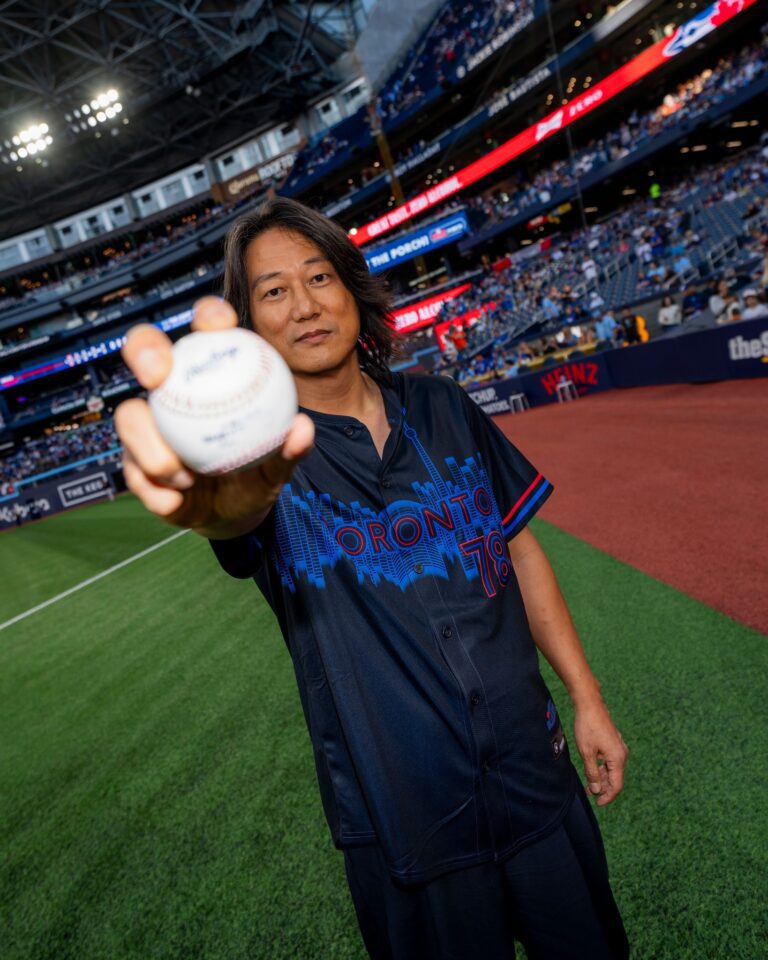 Sung Kang Blue Jays first pitch Toronto photo