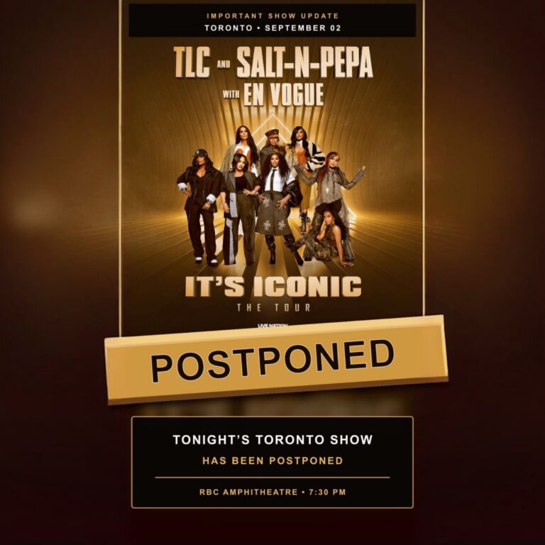 TLC Salt-N-Pepa En Vogue Toronto concert postponed photo
