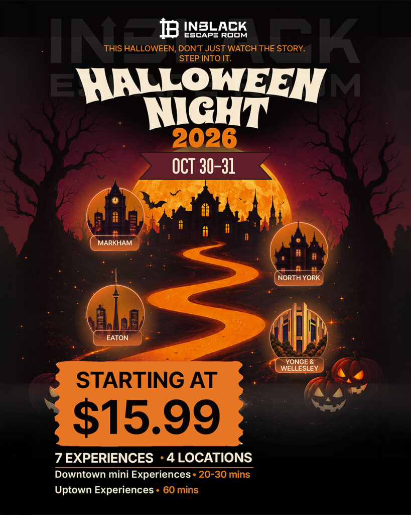 inblack-escape-room-Halloween-toronto-markham-northyork